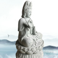 Ornamento de Buda de piedra Guanyin
